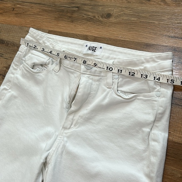 PAIGE HOXTON ANKLE SKINNY WOMEN WHITE HIGH RISE - Picture 7 of 15